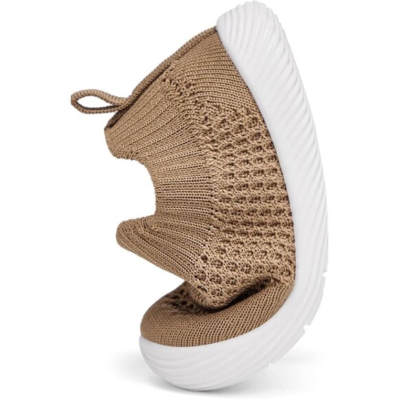 Morendl Boy Girls Brown Non Slip SlipperToddler Infant Walking Baby Sneakers - Picture 3 of 6